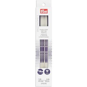 Pyrm Ergonomics 8-Inch Double-Point Knitting Needle, Size 11 (5-Pack)(Size 7)