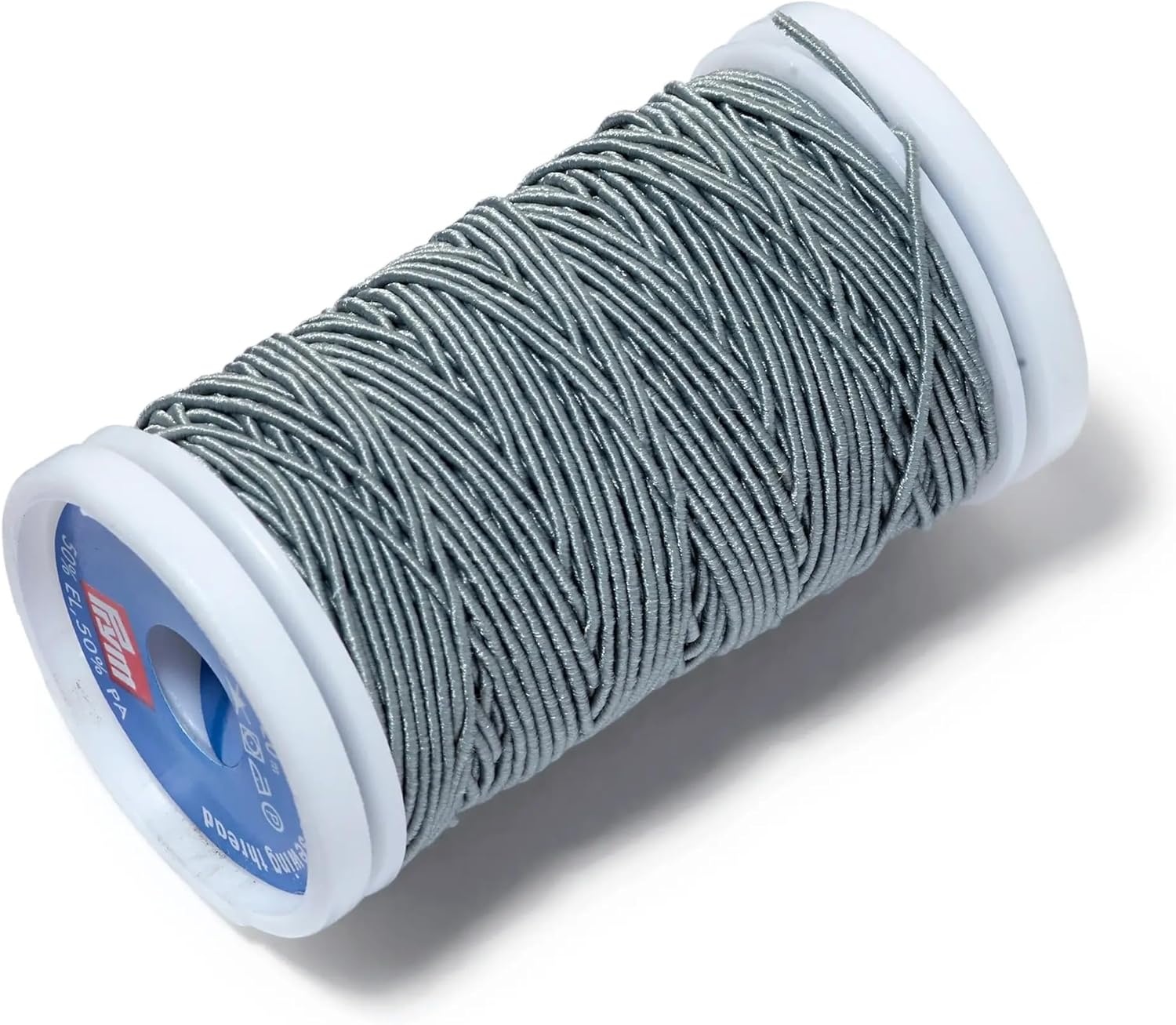 imagePrym Elastic Sewing Thread Light Gray 22 YD 20 MOne Size