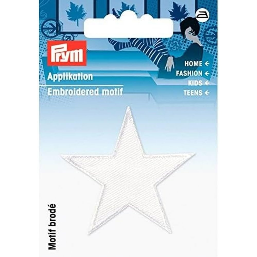 imagePrym Grey Applique Pack of 2White