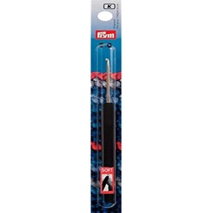 Prym 6″ Crochet Hook, Aluminum with Soft Grip, 5mm(2.0 mm)