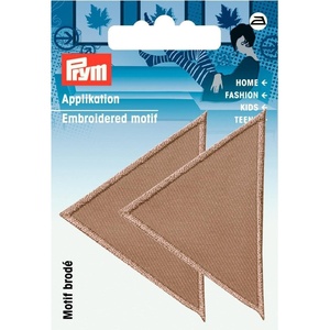 Prym 925475 Applique Triangles Large Dark Beige