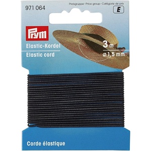 Prym Elastic Cord 2.5 mm Red, Ø 2,5 mm(Black)