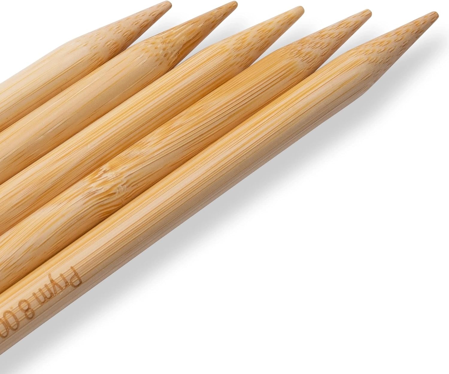 imagePrym 8 Double Point Knitting Needles Bamboo US 0 2mmUS 11 8 mm