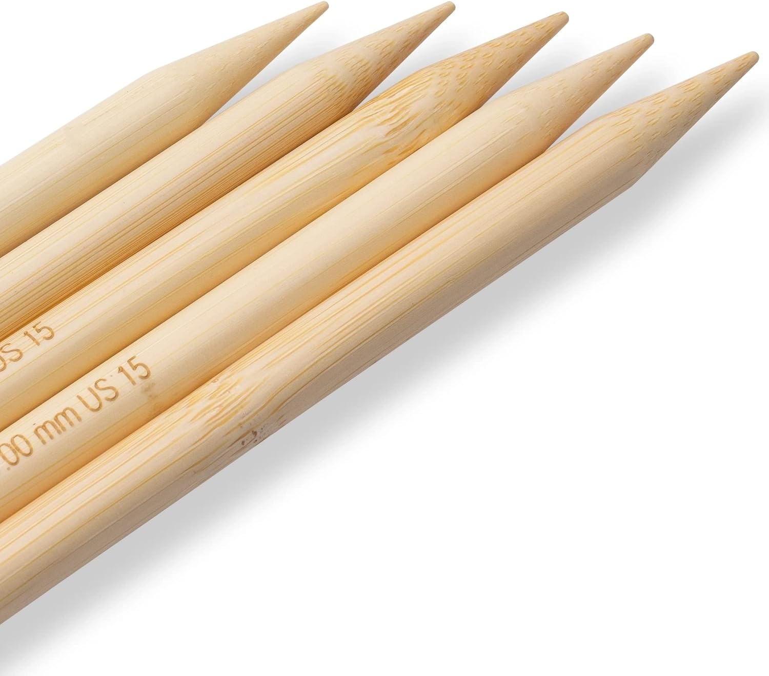 imagePrym 8 Double Point Knitting Needles Bamboo US 0 2mmUS 15 10 mm