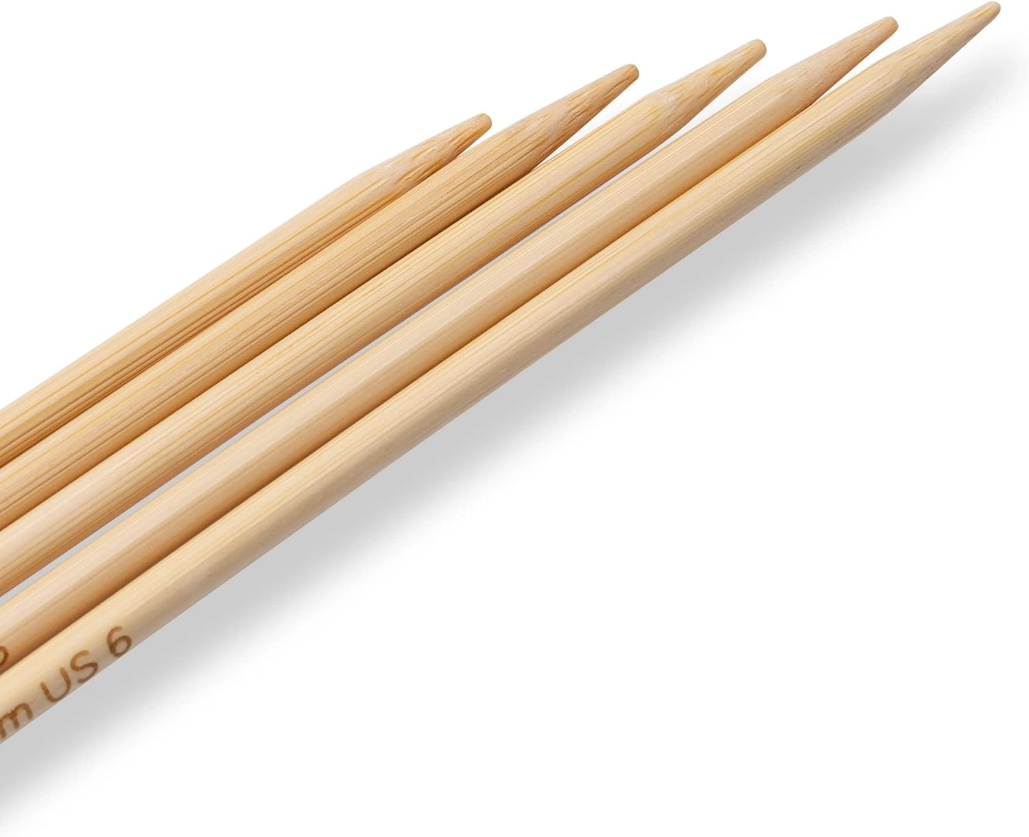 imagePrym 8 Double Point Knitting Needles Bamboo US 0 2mmUS 6 4 mm