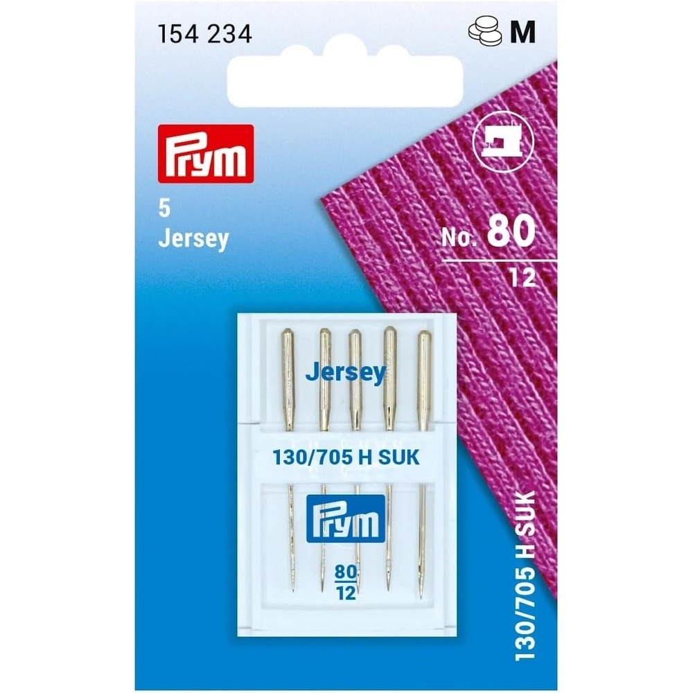 image:imagePrym Jersey Sewing 12 No 80 5 pc Machine Needles usone Size Silver 5 Count