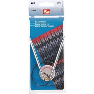 Prym 16″ Circular Brass Knitting Needles, 4.5mm(US 10 (6 mm))