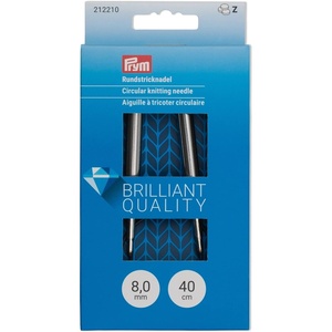 Prym 16″ Circular Brass Knitting Needles, 4.5mm(US 11 (8 mm))