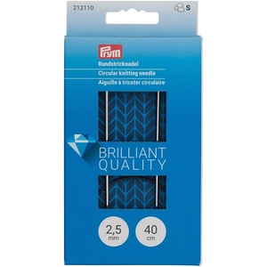 Prym 16″ Circular Brass Knitting Needles, 4.5mm(US 1.5 (2.5 mm))
