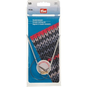 Prym 16″ Circular Brass Knitting Needles, 4.5mm(US 4 (3.5 mm))