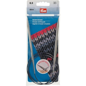 Prym 32″ Circular Brass Knitting Needles, 2mm(US 10 (6 mm))