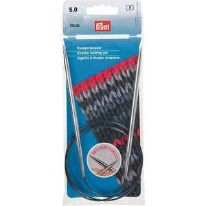 Prym 32″ Circular Brass Knitting Needles, 2mm(US 8 (5 mm))