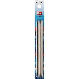 Prym 6″ Double Point Aluminum Knitting Needles, 2mm(US 2.5 (3 mm))