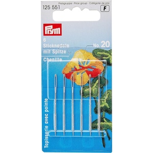 Prym Chenille Needles, No. 20, 6 PC(One Size)