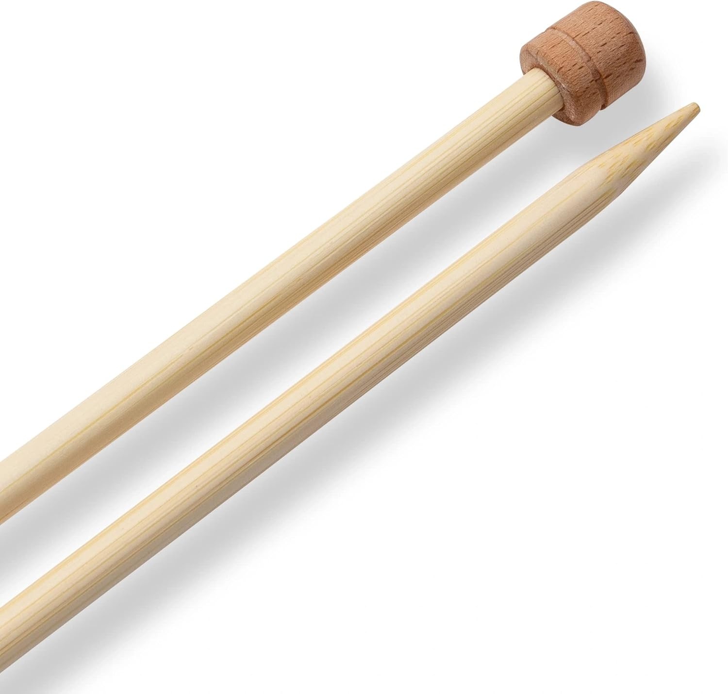 image:imagePrym 13 Single Point Knitting Needles Bamboo US 9 55mmUS 10 6 mm