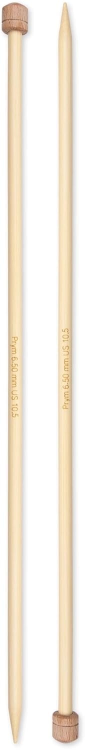 image:imagePrym 13 Single Point Knitting Needles Bamboo US 9 55mmUS 105 65 mm