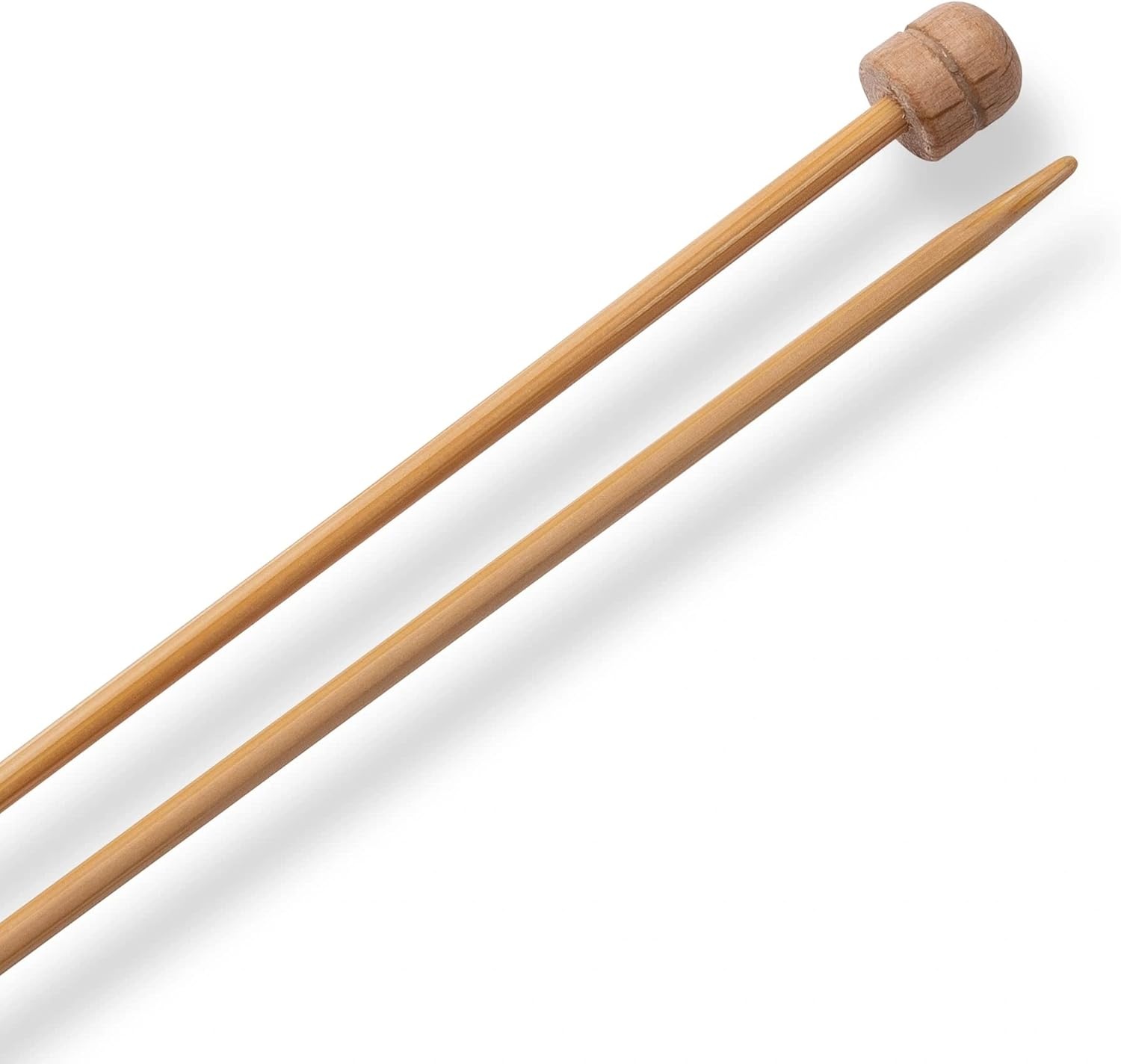 image:imagePrym 13 Single Point Knitting Needles Bamboo US 9 55mmUS 15 25 mm