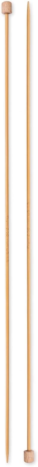 image:imagePrym 13 Single Point Knitting Needles Bamboo US 9 55mmUS 15 25 mm