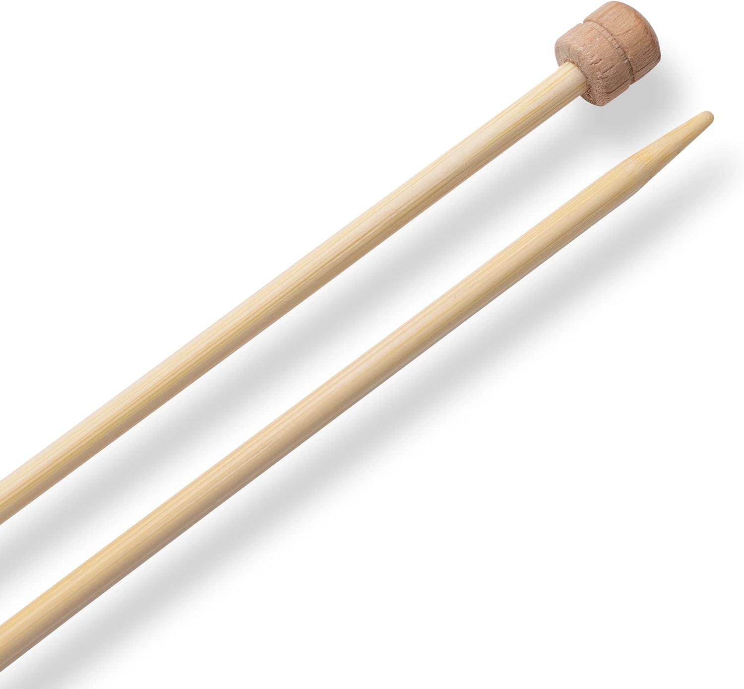 image:imagePrym 13 Single Point Knitting Needles Bamboo US 9 55mmUS 3 325 mm