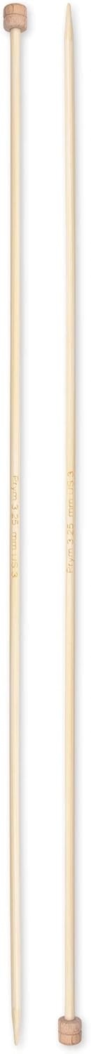 image:imagePrym 13 Single Point Knitting Needles Bamboo US 9 55mmUS 3 325 mm