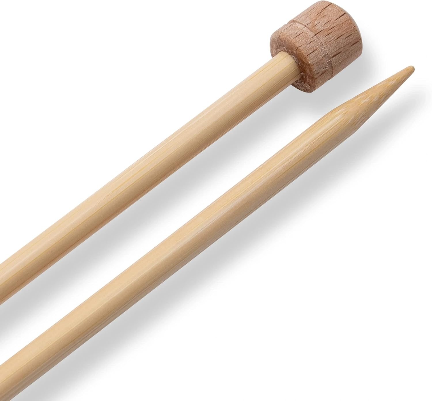 image:imagePrym 13 Single Point Knitting Needles Bamboo US 9 55mmUS 9 55 mm