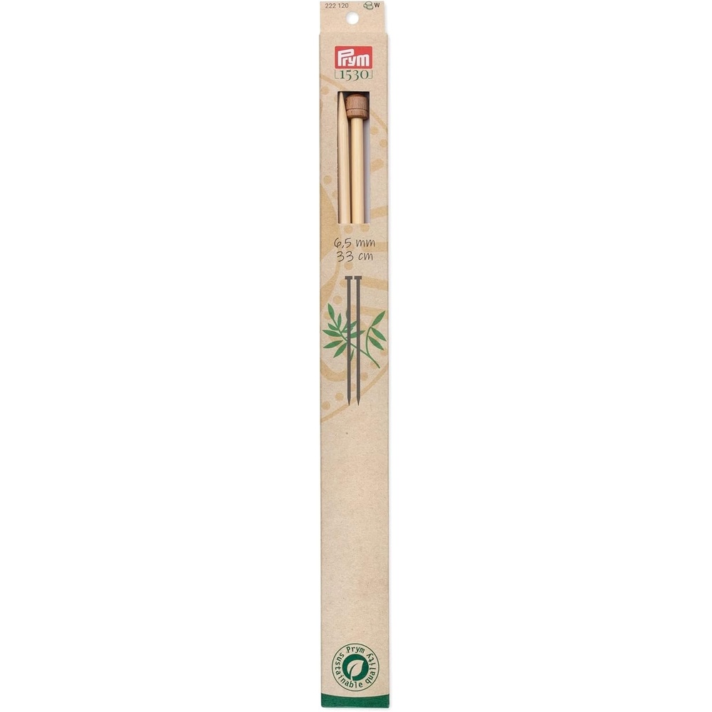 image:imagePrym 13 Single Point Knitting Needles Bamboo US 9 55mmUS 105 65 mm