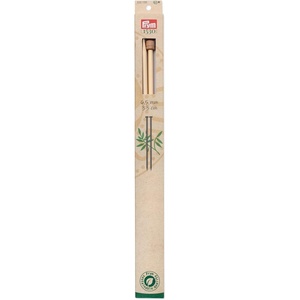 Prym 13″ Single Point Knitting Needles, Bamboo, US 9 (5.5mm)(US 10.5 (6.5 mm))