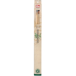 Prym 13″ Single Point Knitting Needles, Bamboo, US 9 (5.5mm)(US 15 (10 mm))