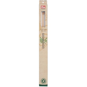 Prym 13″ Single Point Knitting Needles, Bamboo, US 9 (5.5mm)(US 3 (3.25 mm))