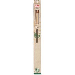 Prym 13″ Single Point Knitting Needles, Bamboo, US 9 (5.5mm)(US 8 (5 mm))