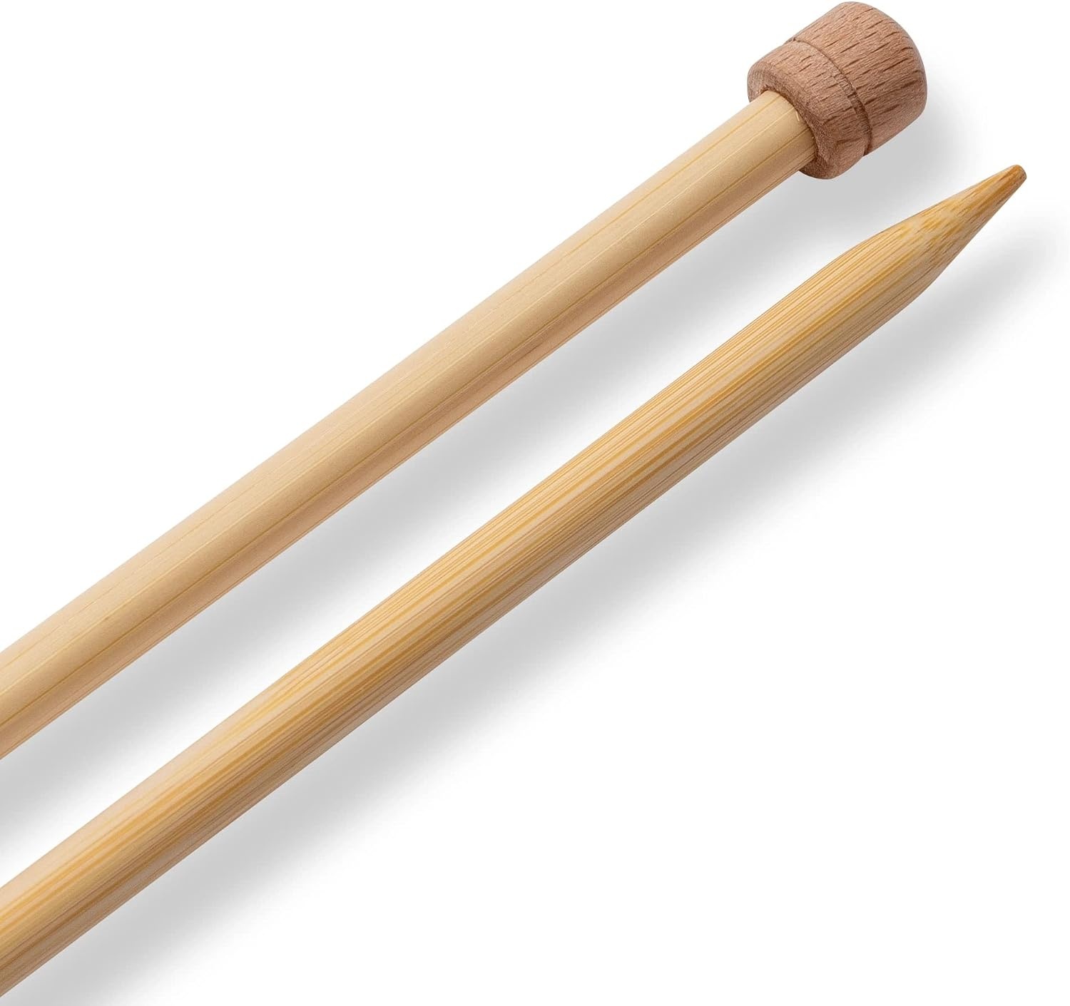 image:imagePrym 13 Single Point Knitting Needles Bamboo US 2 275mm7 mm