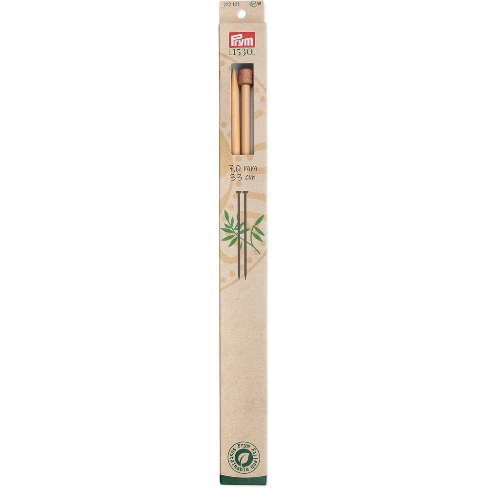 image:imagePrym 13 Single Point Knitting Needles Bamboo US 2 275mm7 mm